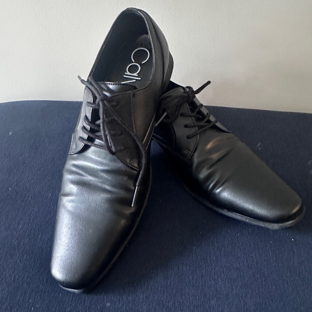 Calvin Klein Men's Classic Black Oxfords
